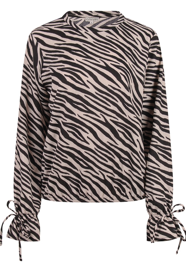 Citylife Dames Tops lange mouw kit W20453/Dana