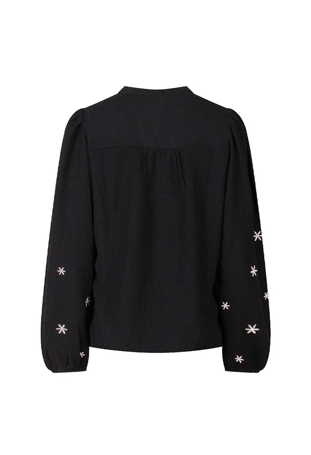 Lizzi Lou Dames Tops lange mouw black W20454/Daphne Lizzi Lou Dames Tops lange mouw black W20454/Daphne