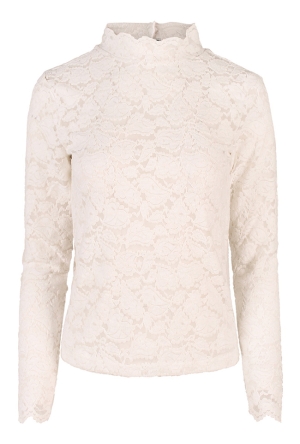 Lizzi Lou Dames Tops lange mouw snow white W20455/Mira