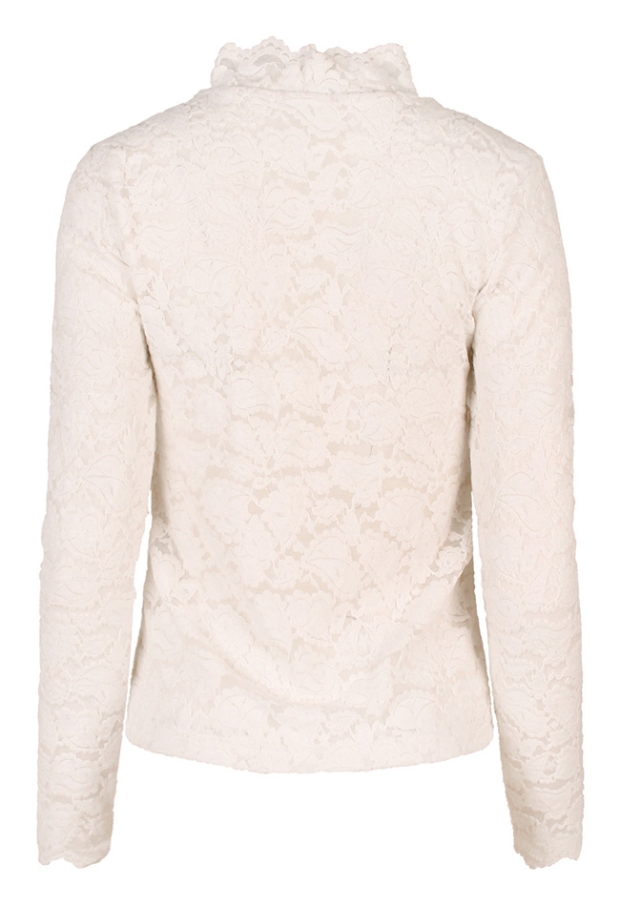 Lizzi Lou Dames Tops lange mouw snow white W20455/Mira Lizzi Lou Dames Tops lange mouw snow white W20455/Mira