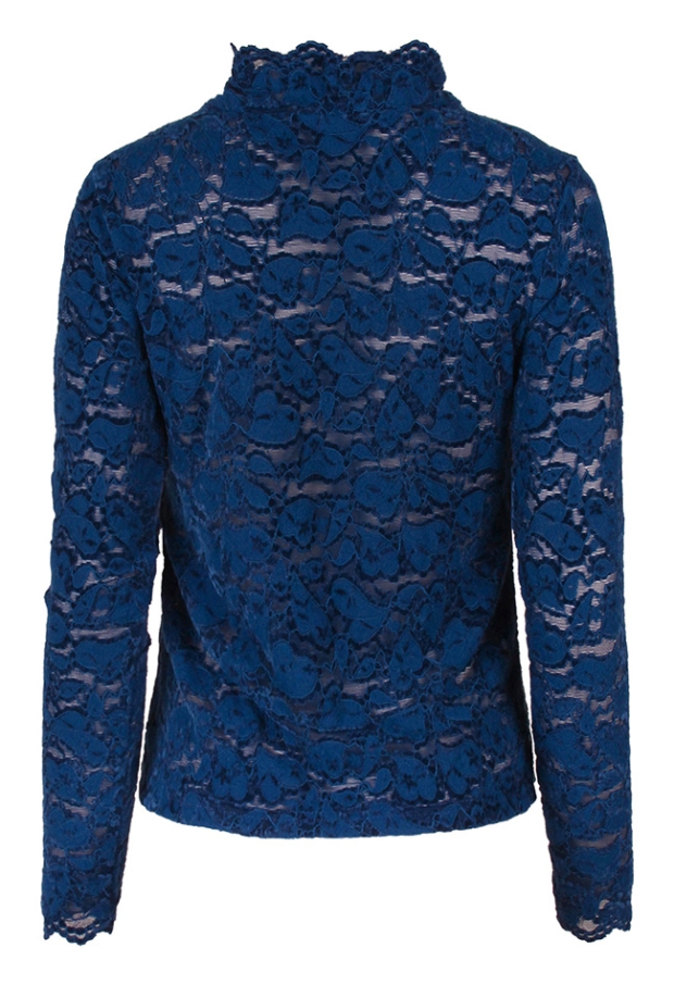 Lizzi Lou Dames Tops lange mouw mazarine blue W20455/Mira
