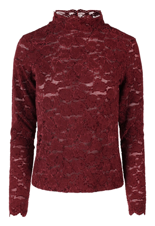 Lizzi Lou Dames Tops lange mouw cabernet W20455/Mira
