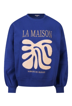 Lizzi Lou Dames Sweaters mazarine blue W20457/Claartje