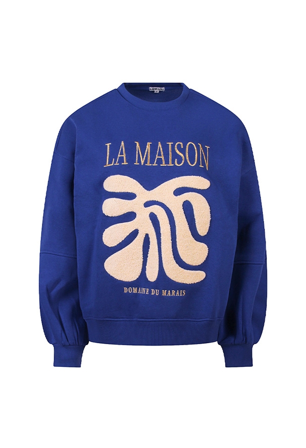 Lizzi Lou Dames Sweaters mazarine blue W20457/Claartje