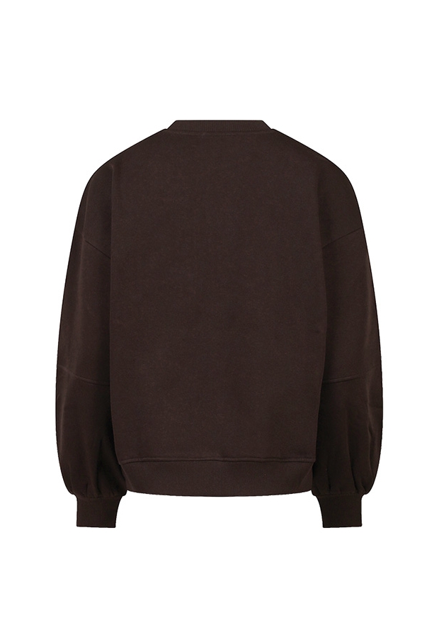 Lizzi Lou Dames Sweaters dark brown W20457/Claartje