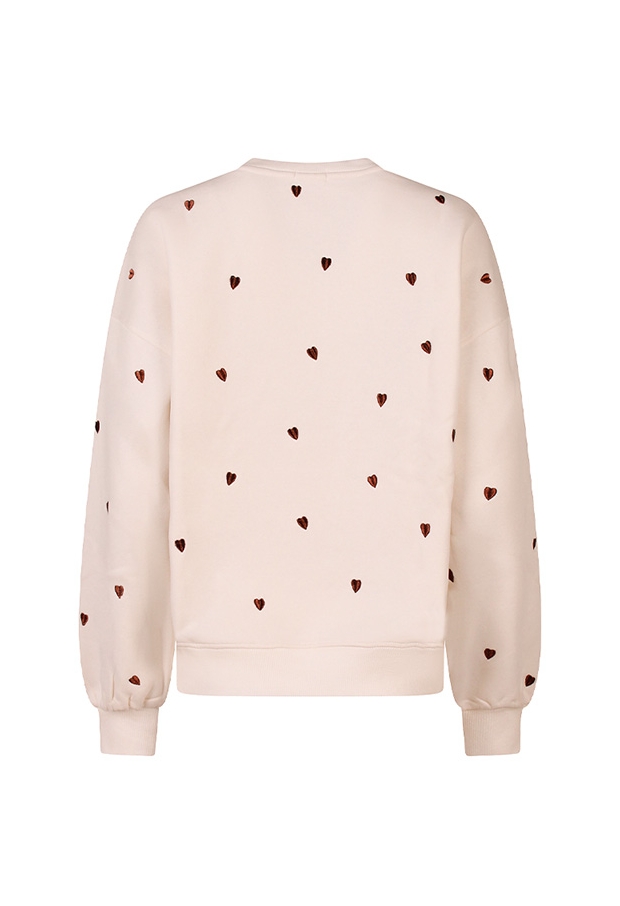 Lizzi Lou Dames Sweaters off white W20458/Heart