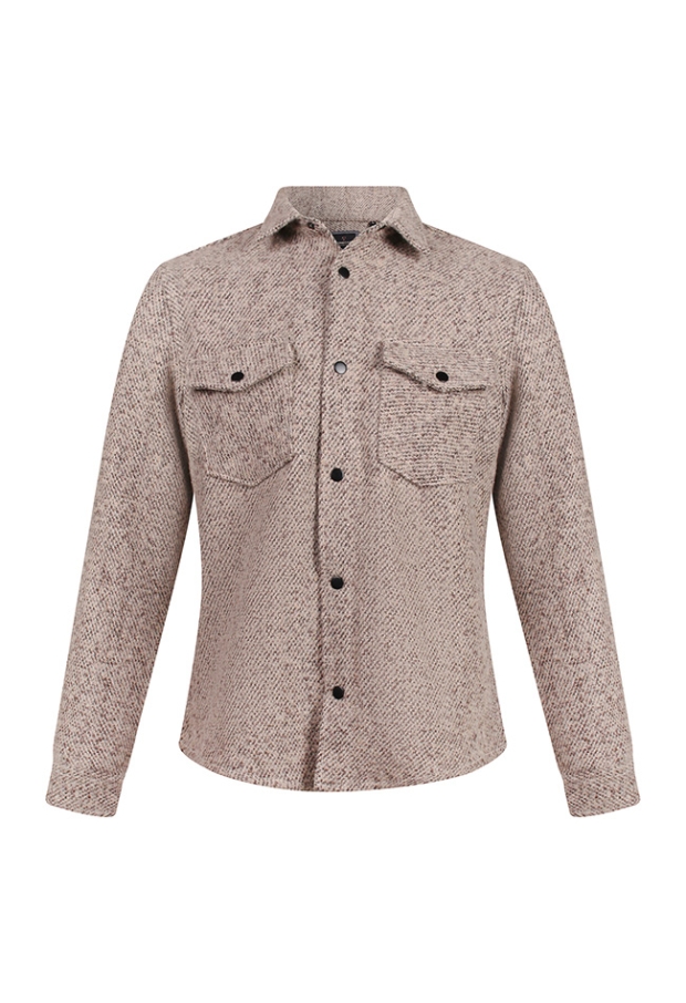 Stonecast Heren Overhemden taupe W20552/Sjors Stonecast Heren Overhemden taupe W20552/Sjors