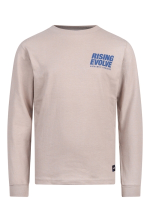 Unlocked Jongens T-shirts lange mouw pure cashmere W20541/544133