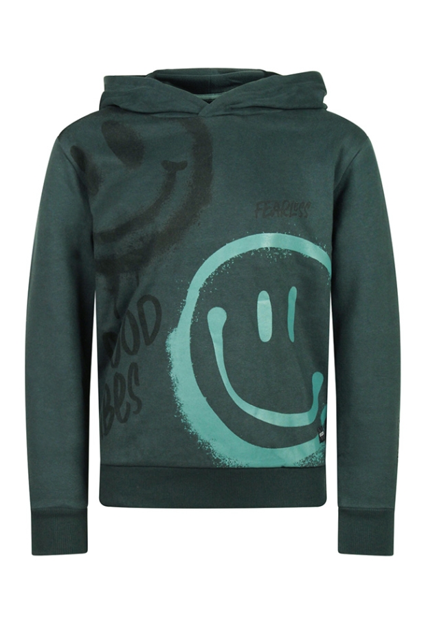 Unlocked Jongens Sweaters teal green W20543/544105