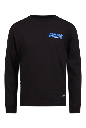 Unlocked Jongens T-shirts lange mouw black W20546/484068R