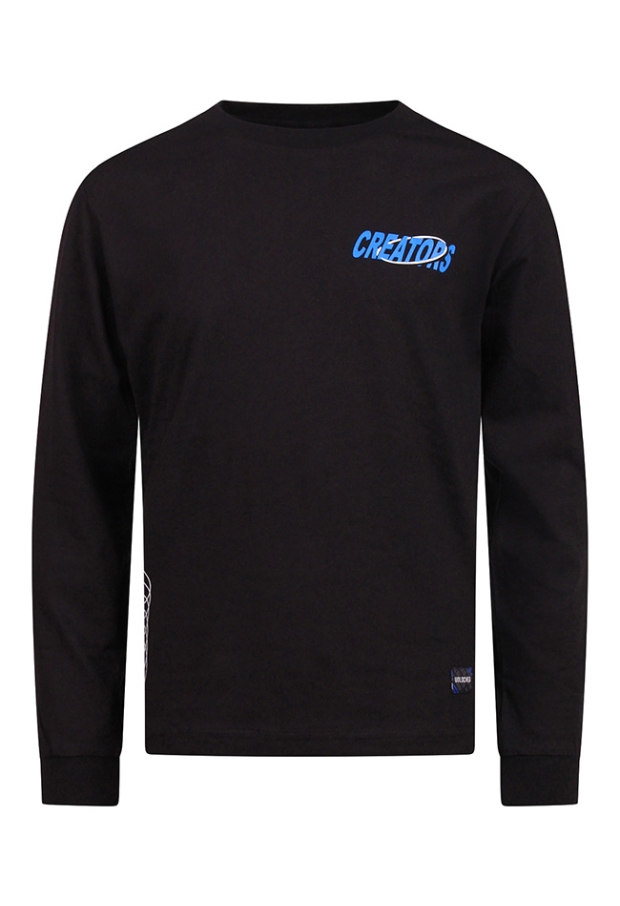 Unlocked Jongens T-shirts lange mouw black W20546/484068R