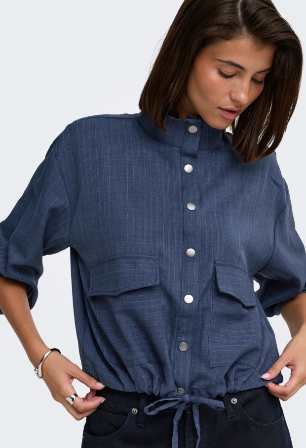 15384145 Navy Blazer/PINSTRIPE BLUE