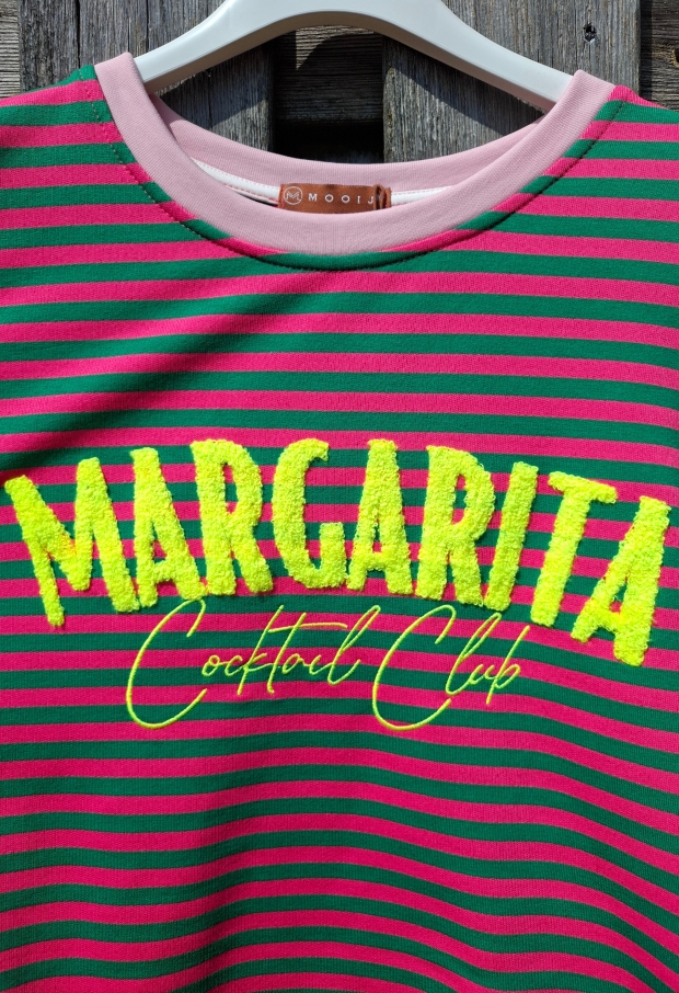 Streep t-shirt margarita BOTTLE