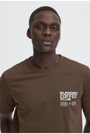 Blend Heren T-shirts korte mouw TURKISH COFFEE 20720955 Blend Heren T-shirts korte mouw TURKISH COFFEE 20720955