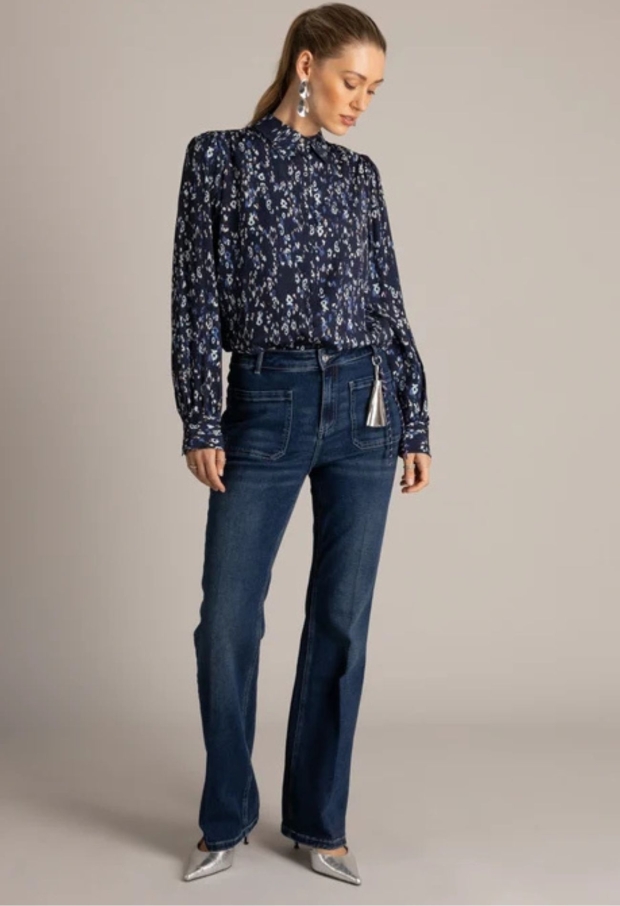 Yest Dames Jeans Dark Blue Denim 0006553 Yest Dames Jeans Dark Blue Denim 0006553