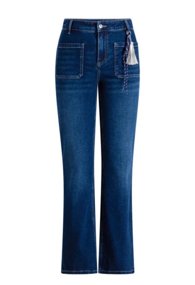 Yest Dames Jeans Dark Blue Denim 0006553 Yest Dames Jeans Dark Blue Denim 0006553