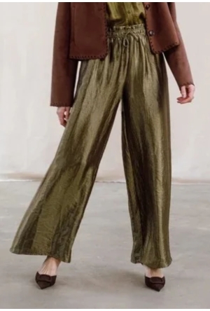 Yest Dames Lange broeken Olive Green 0006556