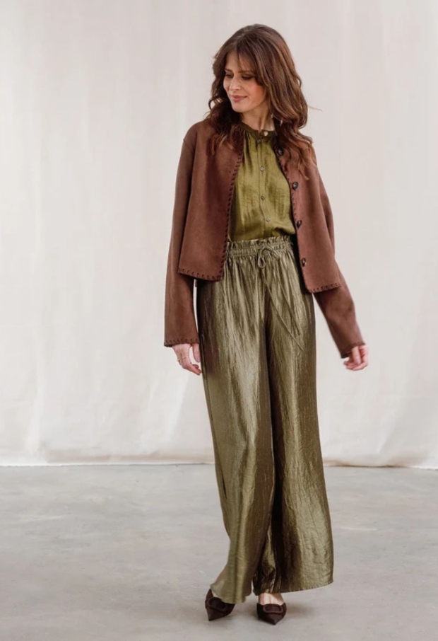 Yest Dames Lange broeken Olive Green 0006556 Yest Dames Lange broeken Olive Green 0006556