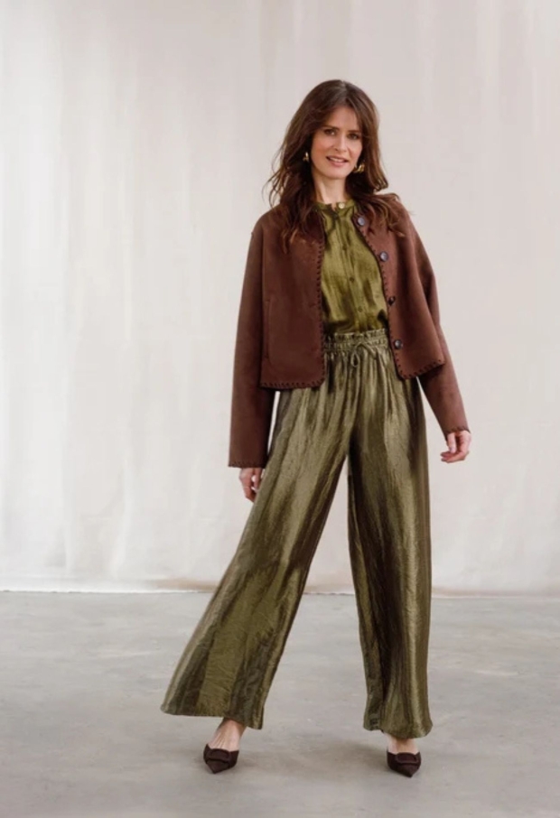 Yest Dames Lange broeken Olive Green 0006556 Yest Dames Lange broeken Olive Green 0006556