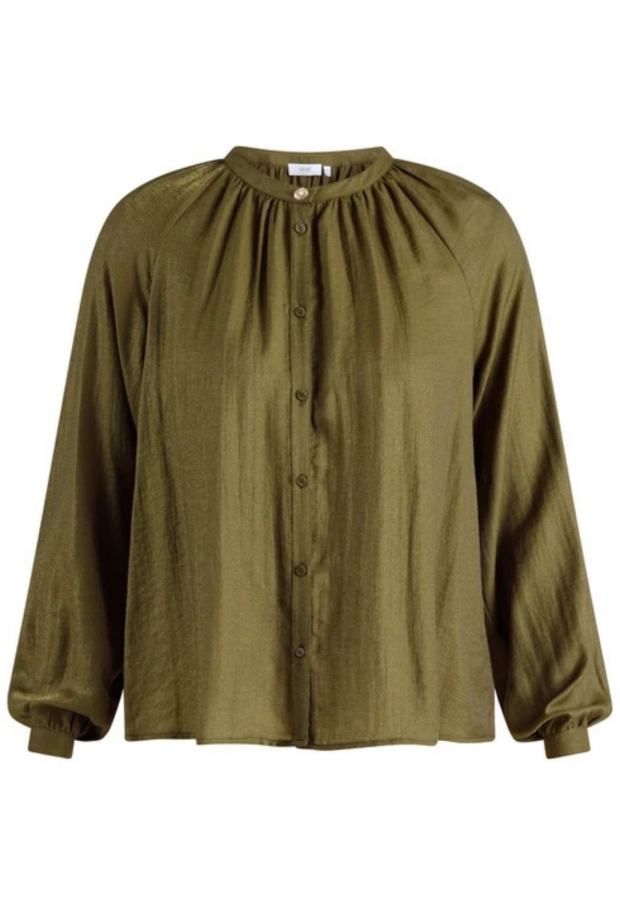 Yest Dames Blouses Olive Green 0006561 Yest Dames Blouses Olive Green 0006561