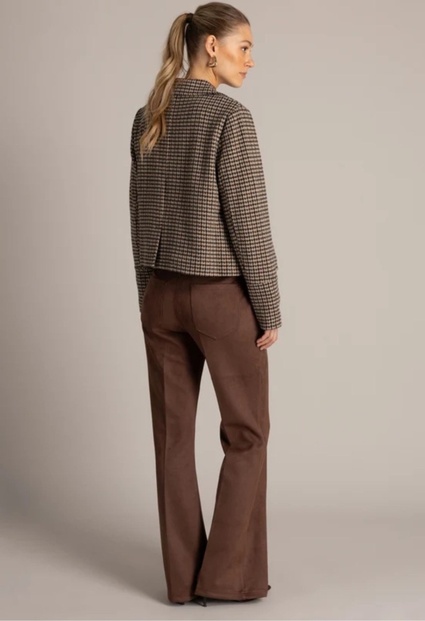 Yest Dames Blazers Brown/Multi-Colour 0006723