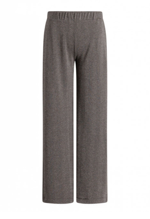 Yest Dames Lange broeken Black/Taupe Grey 0006654