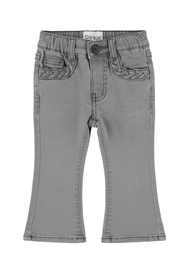 Dirkje Baby meisjes Jeans Denim mid. gray M60443-35 Dirkje Baby meisjes Jeans Denim mid. gray M60443-35