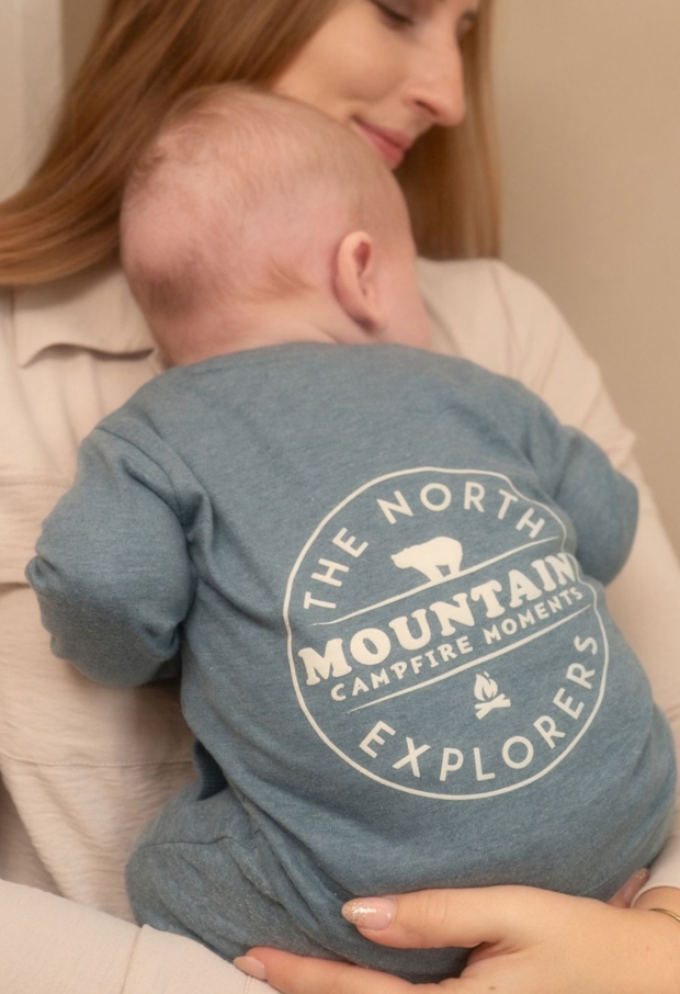 Dirkje Baby jongens T-shirts lange mouw Ocean mist M60666-35 Dirkje Baby jongens T-shirts lange mouw Ocean mist M60666-35