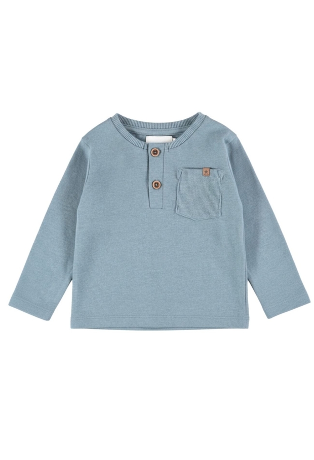 Dirkje Baby jongens T-shirts lange mouw Ocean mist M60666-35 Dirkje Baby jongens T-shirts lange mouw Ocean mist M60666-35