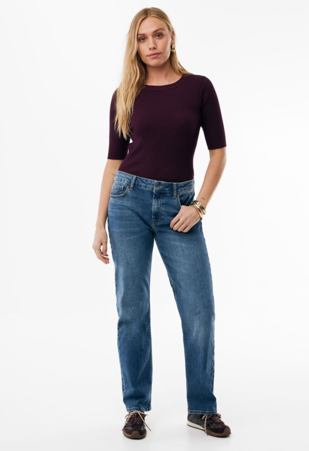 Mexx Dames Truien korte mouw Burgundy MF006607263W Mexx Dames Truien korte mouw Burgundy MF006607263W