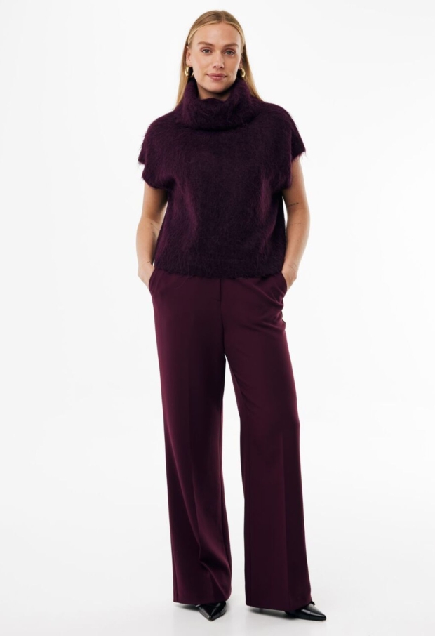 Mexx Dames Lange broeken Burgundy MF007001063W Mexx Dames Lange broeken Burgundy MF007001063W