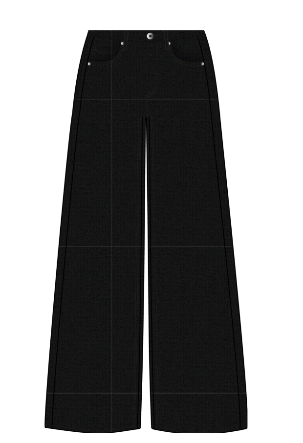 MF006201163W Black denim