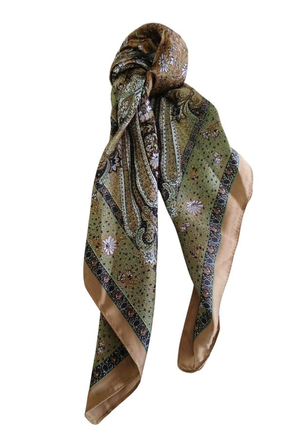 Private label Dames Sjaals, Muts & Handschoenen moss green SCF036104 Private label Dames Sjaals, Muts & Handschoenen moss green SCF036104