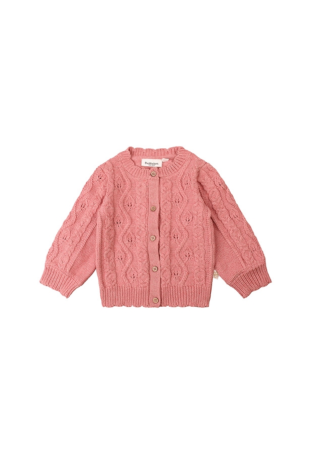 Bakkaboe Newborn Vesten lange mouw peach W20401/Lily