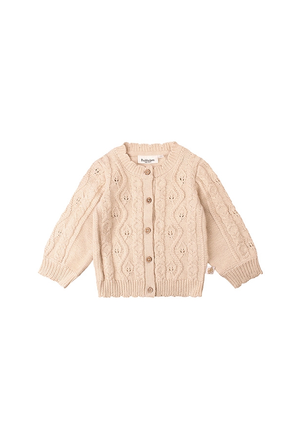 Bakkaboe Newborn Vesten lange mouw sand W20401/Lily
