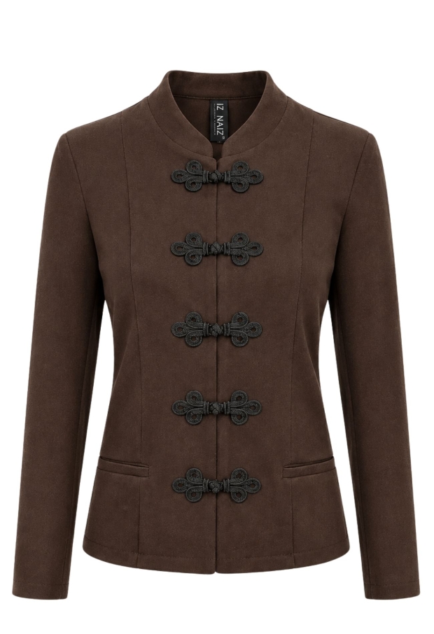 Iz Naiz Dames Blazers Dark brown 4062 Iz Naiz Dames Blazers Dark brown 4062