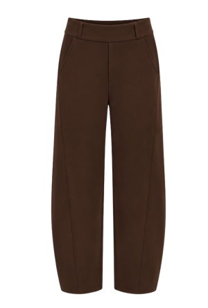Iz Naiz Dames Lange broeken Dark brown 4061 Iz Naiz Dames Lange broeken Dark brown 4061