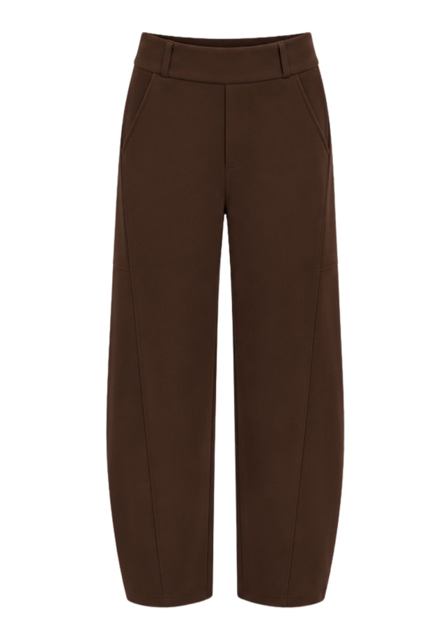 Iz Naiz Dames Lange broeken Dark brown 4061 Iz Naiz Dames Lange broeken Dark brown 4061