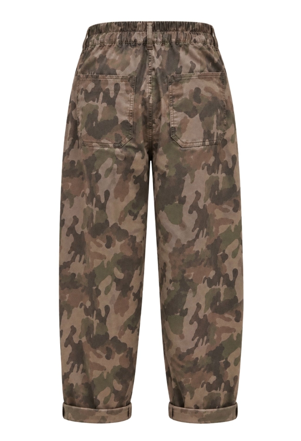 Iz Naiz Dames Jeans Camo dark 22830