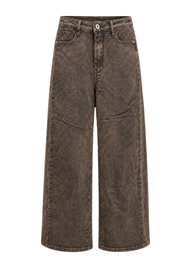 Iz Naiz Dames Jeans WASHED BROWN 3988 Iz Naiz Dames Jeans WASHED BROWN 3988