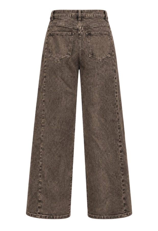 Iz Naiz Dames Jeans WASHED BROWN 3988 Iz Naiz Dames Jeans WASHED BROWN 3988
