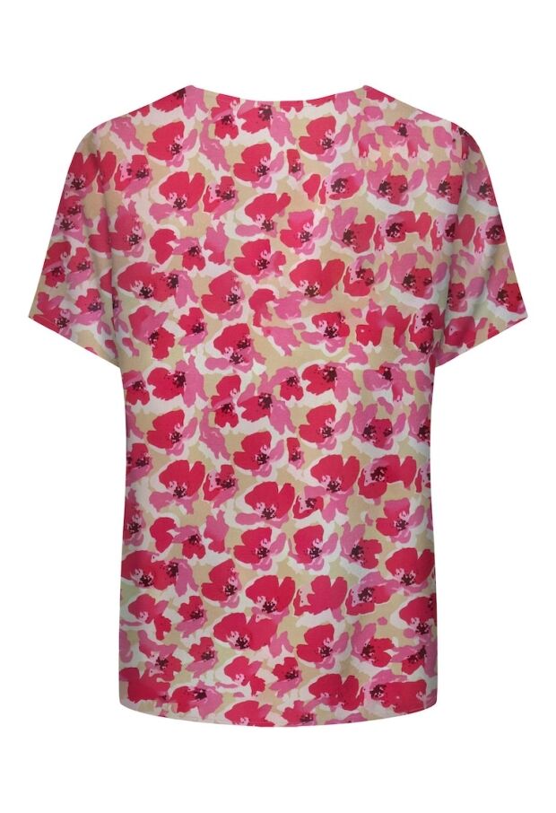 15198141 Warm Sand/PINK FLOWERS 