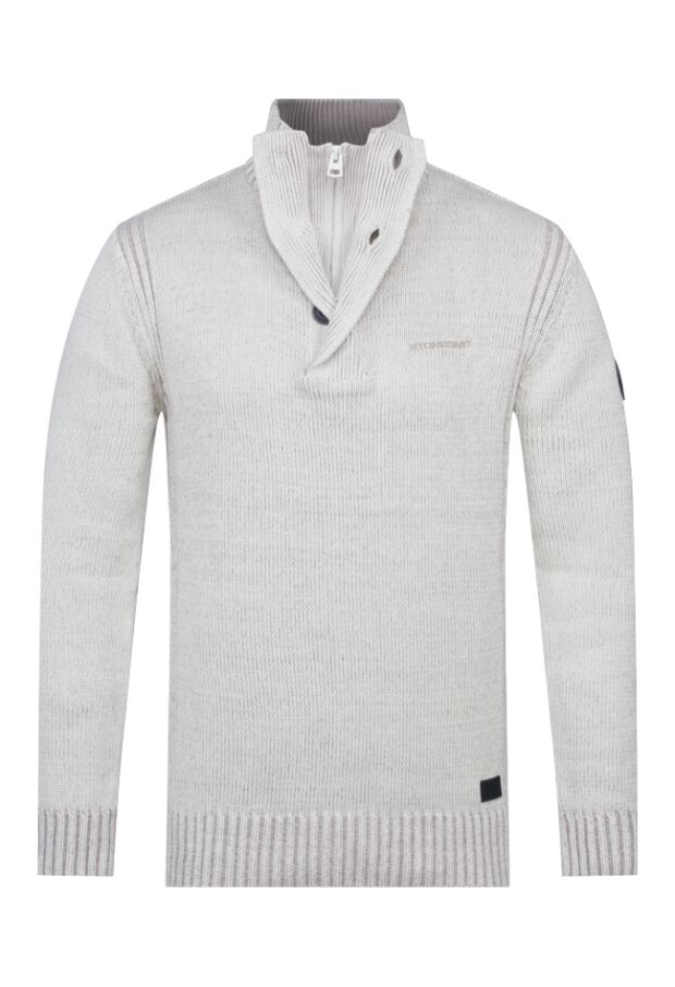 W70438/Larmand men ECRU MELEE 