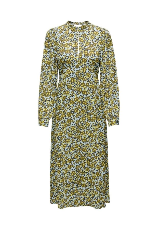 15262990 Ashley Blue/DARK OLIVE FLOWERS & SQ 