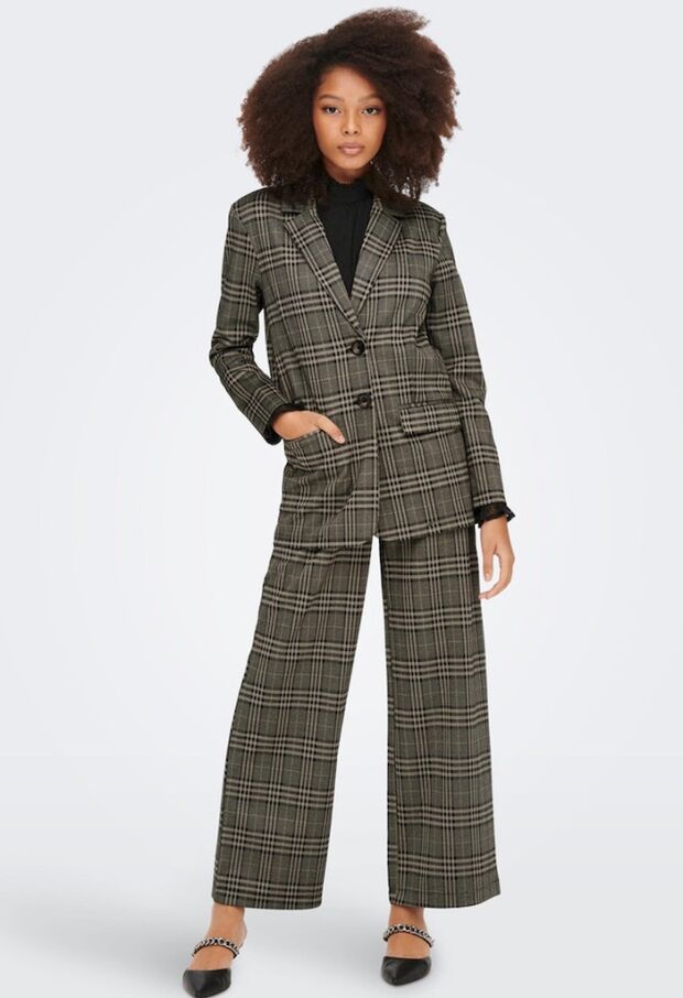 15272400 Cobblestone/BIG CHECK - YELLOW 