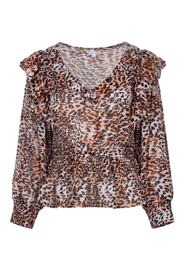 Z70494 /Sissi aop oranje 