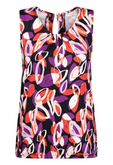 Citylife W80017 /205037 paars  gloxinia