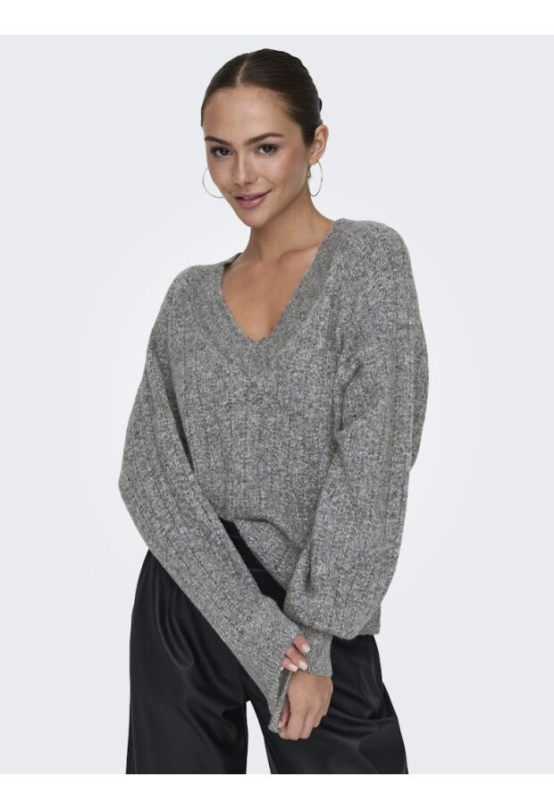 15335510 Medium Grey Melange/BLACK BUTTERFLY