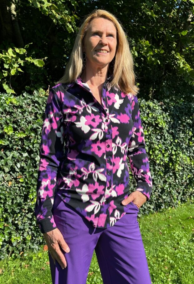 60840 faded flower paars