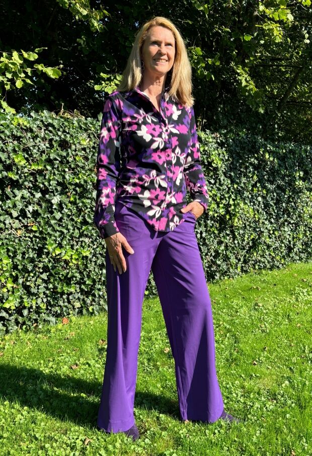 60840 faded flower paars